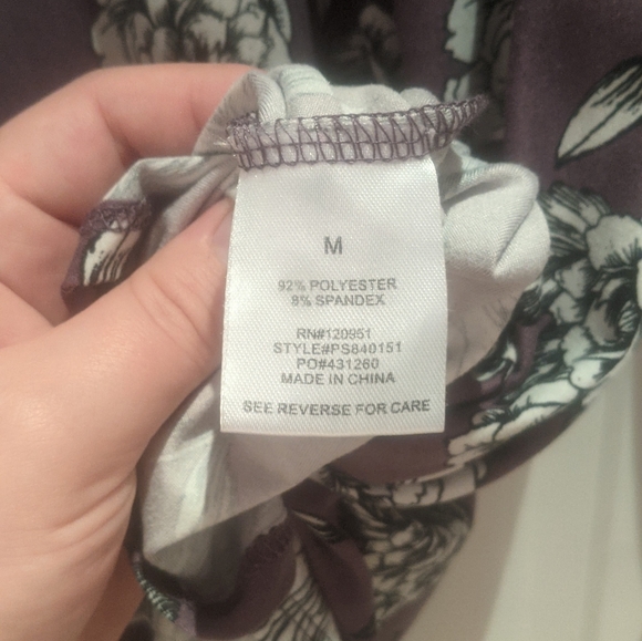 Floral long sleeve swing dress - Picture 5 of 6